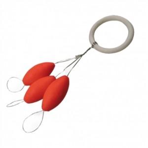 Spro Troutmaster Rugby Pilot Floats 6st. RED 10x20 mm