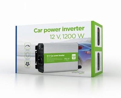 Omvormer voor in de auto, 1200 W Omvormer voor in de auto, 1200 W