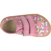 Sneakers voor jongens BAREFOOT CANVAS FRODDO rozen - thumbnail