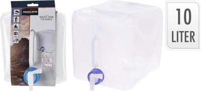 Basic Opvouwbare watertank 10l wit/blauw