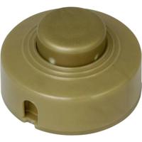 Kopp 191807084 Voetschakelaar Met trekonlasting Goud 1x uit/aan 2 A 1 stuk(s) - thumbnail