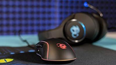 Gaming muis met led CoolBox DeepDarth Zwart 6400 dpi - thumbnail