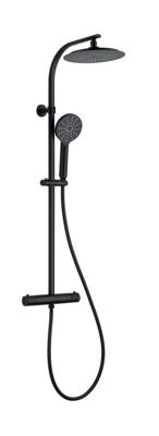 SCHÜTTE regendoucheset madura fresh matzwart