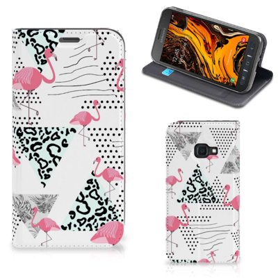 Samsung Galaxy Xcover 4s | Hoesje maken | Flamingo Triangle