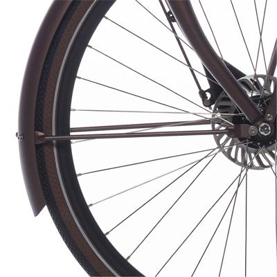 Cortina spatbordstang voor 28 e-u4 friar brown matt