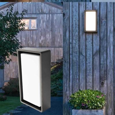 LED buitenlamp zwart dimbaar SG Frame 7W 670 lumen 3000K vandaalbestendig IK10