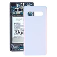 Originele batterij back cover voor Galaxy S10 SM-G973F/DS SM-G973U SM-G973W (wit) - thumbnail
