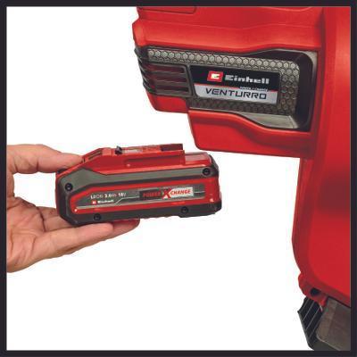 Einhell Power X-Change VENTURRO 18/210 Bladzuiger Accu 18 V Met draaggordel, Softgriff, Zonder accu, Zonder lader