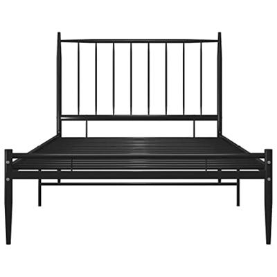 Bedframe metaal zwart 90x200 cm
