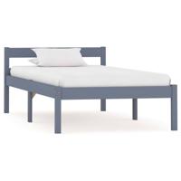 VidaXL Bedframe massief grenenhout grijs 100x200 cm - thumbnail