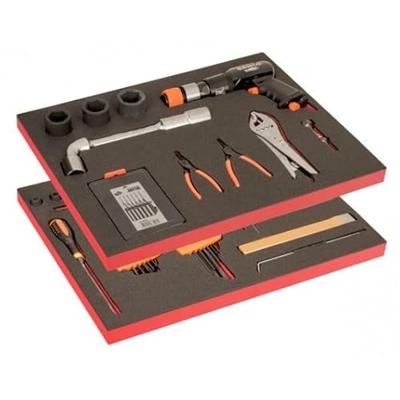 Bahco Gereedschapsset voor automotive | inclusief 2 gevulde foams - 62-delig - FF1ASET-AUTO-M1