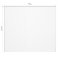Tafelbeschermer 70x70 cm 2 mm PVC mat - thumbnail