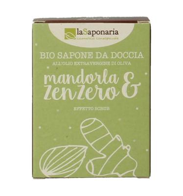 La Saponaria Zeep olive oil almond ginger 100 Gram