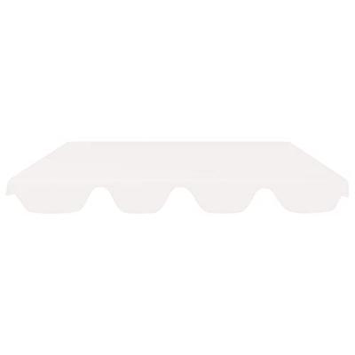 Vervangingsluifel voor schommelbank 150/130x70/105 cm wit
