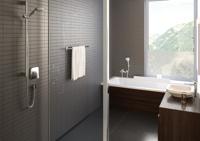 Hansgrohe Croma Select E Multi glijstangset 90cm chroom/wit - thumbnail