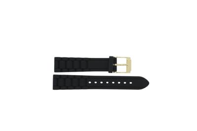 Horlogeband Michael Kors MK5408 Silicoon Zwart 18mm