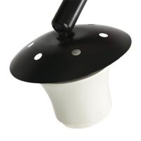 Steinhauer Vloerlamp Sparkled light 9830 zwart kap grof linnen grijs - thumbnail