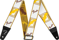 Fender WeighLess Monogram, wit/bruin/geel 2" - thumbnail