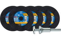PFERD TOOLS STARTKIT EHT 76-1,0 PSF STEELOX/10 (5+1) 69198288 Doorslijpschijfset 76 mm 1 stuk(s) RVS, Staal - thumbnail