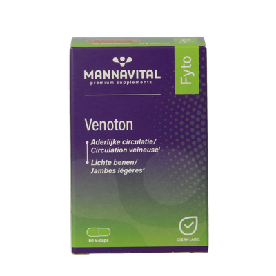 Mannavital Venoton 60 Vegetarische capsules