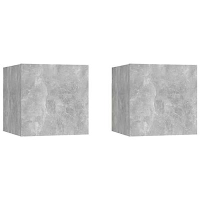 Tv-wandmeubelen 2 st 30,5x30x30 cm betongrijs