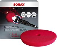 SONAX polierschwamm "exzenterpad 165" polishing sponge red 165 da-cut pads - thumbnail