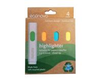 Econovo Markeerstiften - gerecycled plastic - 4 stuks - thumbnail