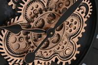 Muurklok Home ESPRIT Zwart Ijzer 75 x 7 x 75 cm - thumbnail