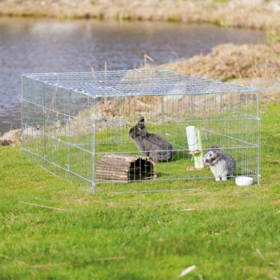 TRIXIE NATURA KNAAGDIERREN MET DAK GEGALVANISEERD METAAL 216X65X116 CM