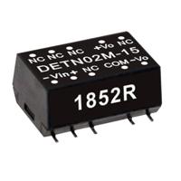 MEAN WELL DETN02N-15 DC/DC-convertermodule 67 mA 2 W Aantal uitgangen: 2 x Inhoud 1 stuk(s) - thumbnail