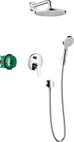 Hansgrohe Crometta S complete inbouwset 240 1jet met ééngreeps mengkraan, chroom - thumbnail