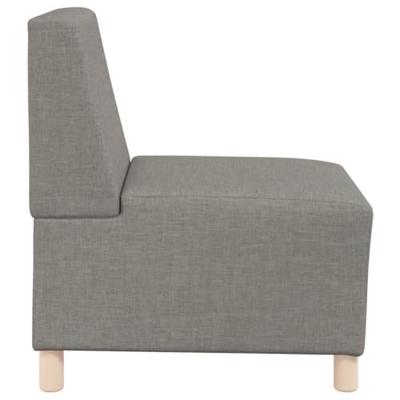 Fauteuil 55 cm stof taupe