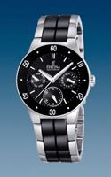 Festina horlogeband F16530-2 Staal Zwart - thumbnail