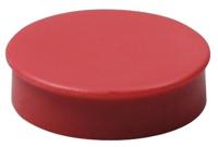 Nobo magneten, 20 mm, rood, blister van 8 stuks - thumbnail
