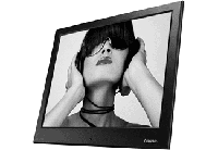 Hama Slimline Basic Digitale fotolijst 24.6 cm 9.7 inch 1024 x 768 pix Black - thumbnail