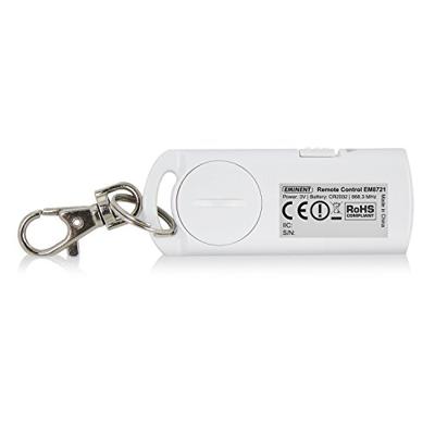 Eminent EM8721 afstandsbediening RF draadloos beveiligingssysteem drukknoppen - afstandsbedieningen (beveiligingssysteem, RF draadloos, drukknopen, wit)