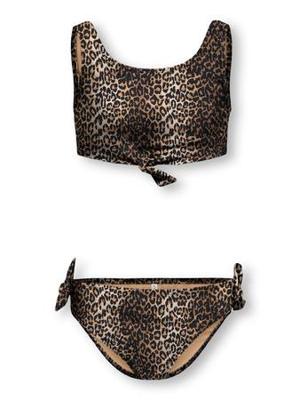 Kids ONLY zomer bikini meisjes - taupe - Kogbeach