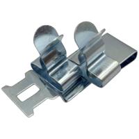 TRU COMPONENTS Schildklem Klem-Ø (max.): 6 mm Verenstaal 1 stuk(s) - thumbnail