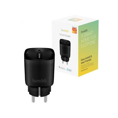 Smart Socket EU Black Stekker Hombli - Hombli