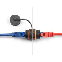 Delock RJ45 Netwerk Adapter Kabel [1x RJ45-bus - 1x RJ45-bus] 0 mm Zwart - thumbnail
