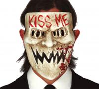 Kiss Me Halloween Masker - thumbnail