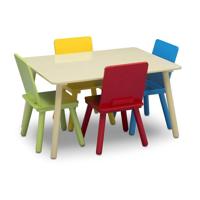 Delta Children TT87452GN-1189 Tafel met 4 Stoelen Multicolor - thumbnail