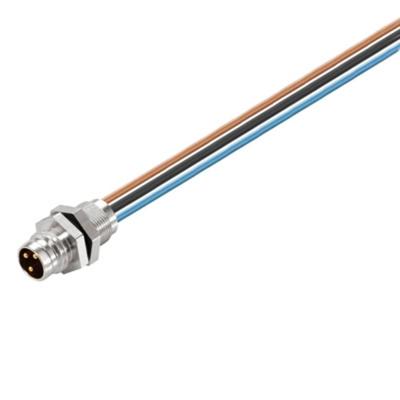 Weidmüller 1078730000 Sensor/actuator inbouwconnector M8 Aantal polen (sensoren): 3 Stekker, inbouw 1 stuk(s)