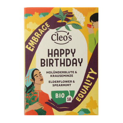 Cleo's Happy birthday bio 18 Zakjes Cleo's Happy birthday bio 18 Zakjes