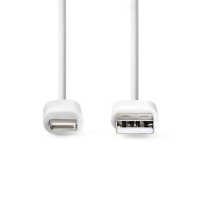Nedis Oplaadkabel Apple lightning 8-pins naar USB 1m wit Nedis Oplaadkabel Apple lightning 8-pins naar USB 1m wit