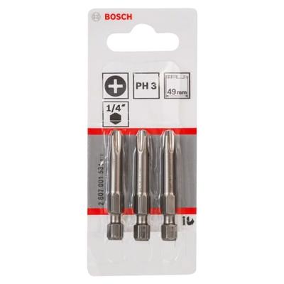Bosch Accessoires Bit extra-hard PH 3, 49 mm 3st - 2607001531