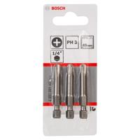 Bosch Accessoires Bit extra-hard PH 3, 49 mm 3st - 2607001531 - thumbnail