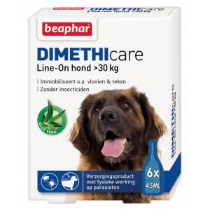 Beaphar Dimethicare Line-On (vanaf 30 kg) hond 2 x 6 pipetten Beaphar Dimethicare Line-On (vanaf 30 kg) hond 2 x 6 pipetten