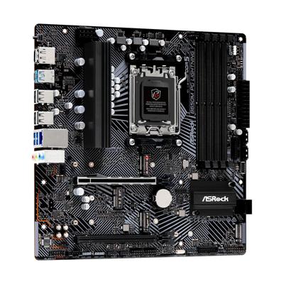 ASRock B650M PG Lightning Moederbord Socket AMD AM5 Vormfactor Micro-ATX Moederbord chipset AMD® B650