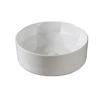 Waskom Gliss Dorus Keramisch Hoogglans Wit - thumbnail